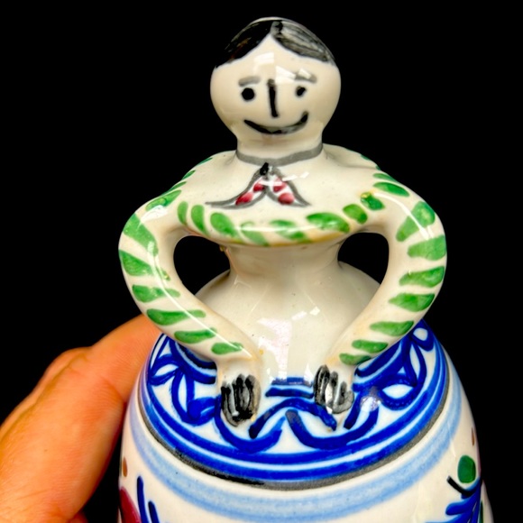 Vintage Spanish handmade pottery Bell Lady - Picture 8 of 8